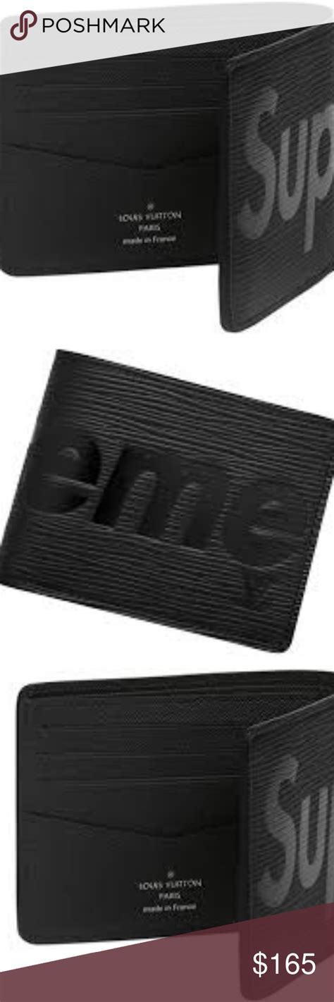 supreme men wallet|supreme wallet black and white.